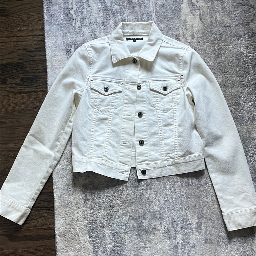 White Denim Jacket